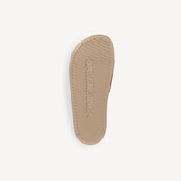 Pool Slide Sandals - Beige & Black