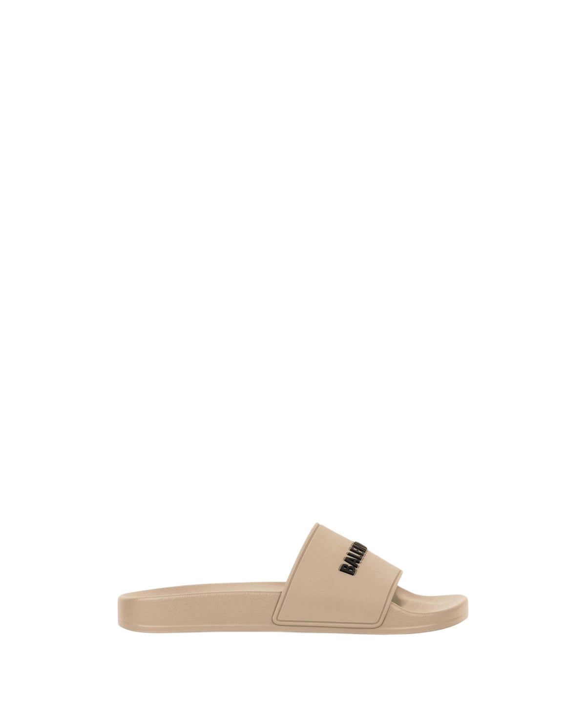 Pool Slide Sandals - Beige & Black