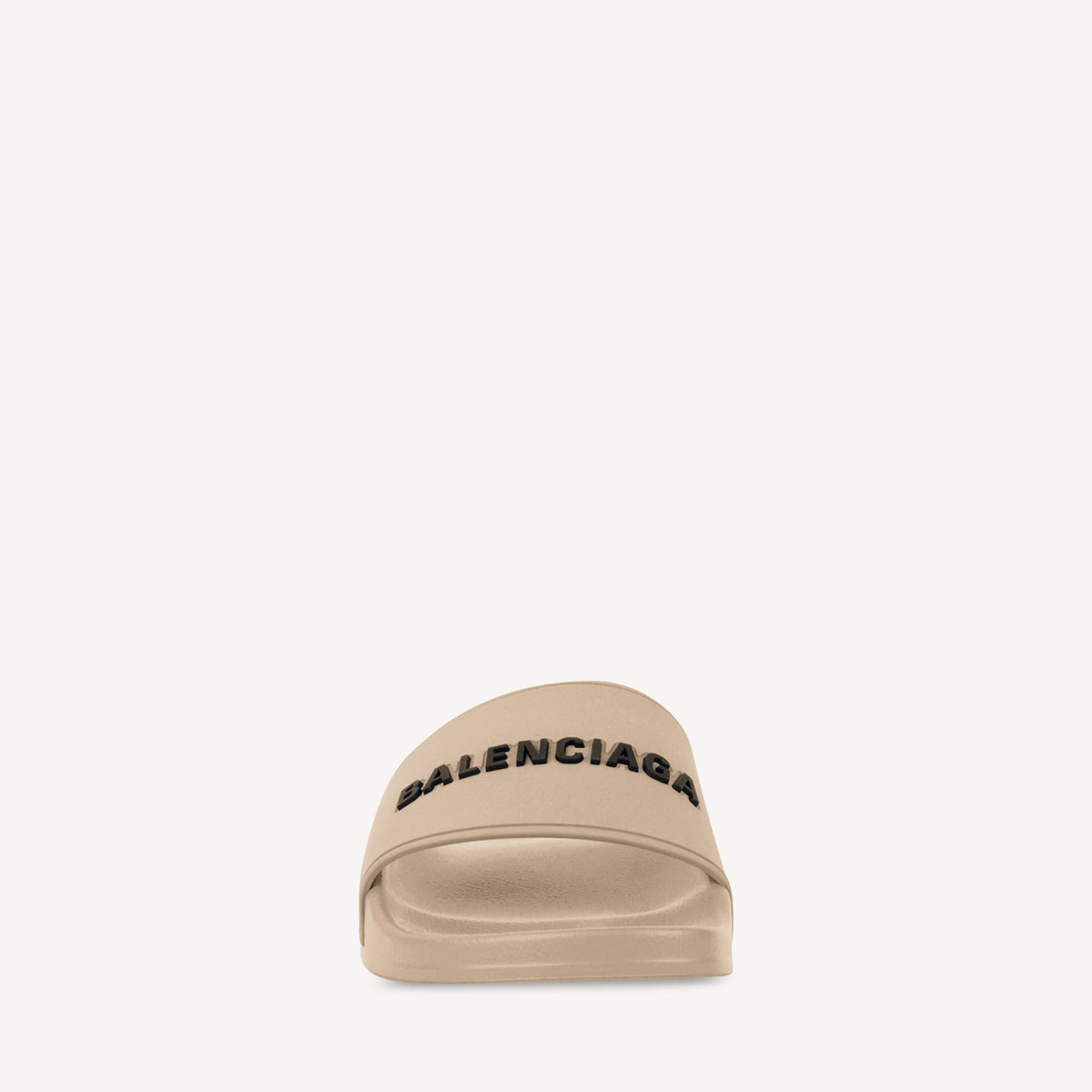 Pool Slide Sandals - Beige & Black