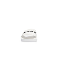 Pool Slide Sandals - White Black