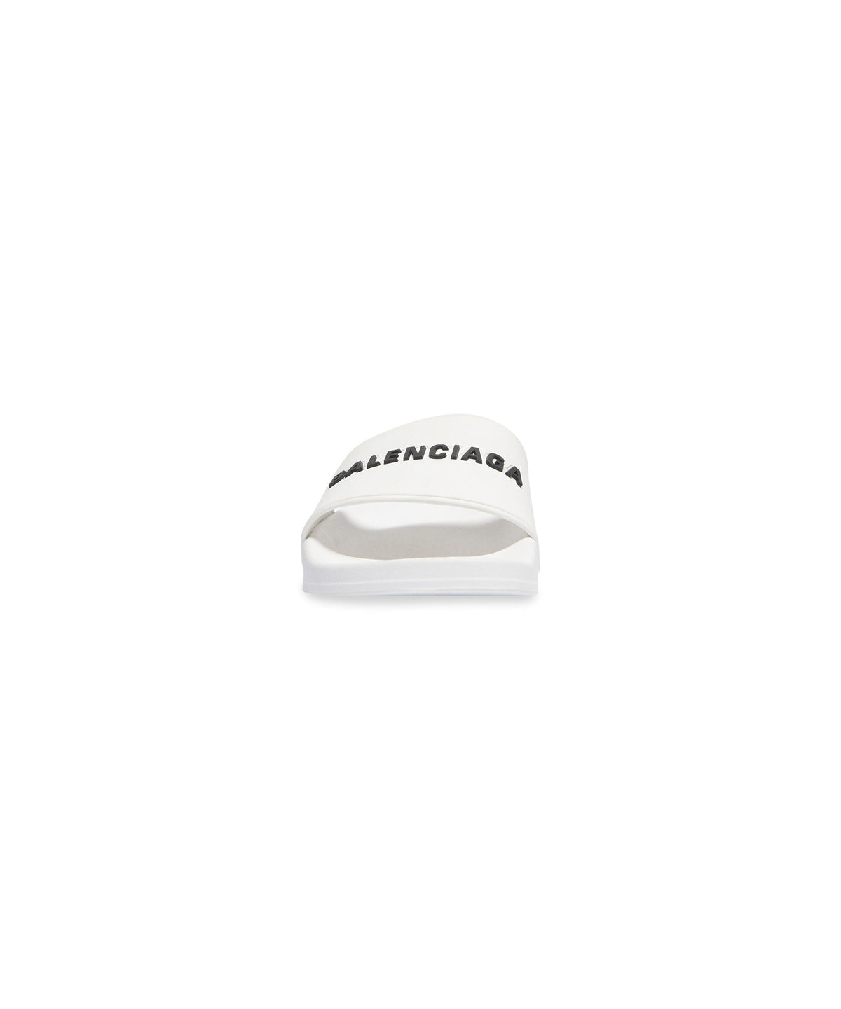 Pool Slide Sandals - White & Black