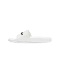 Pool Slide Sandals - White Black