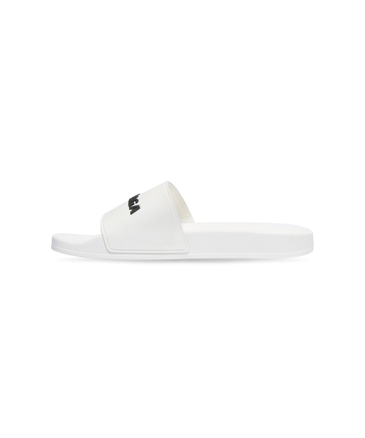 Pool Slide Sandals - White & Black