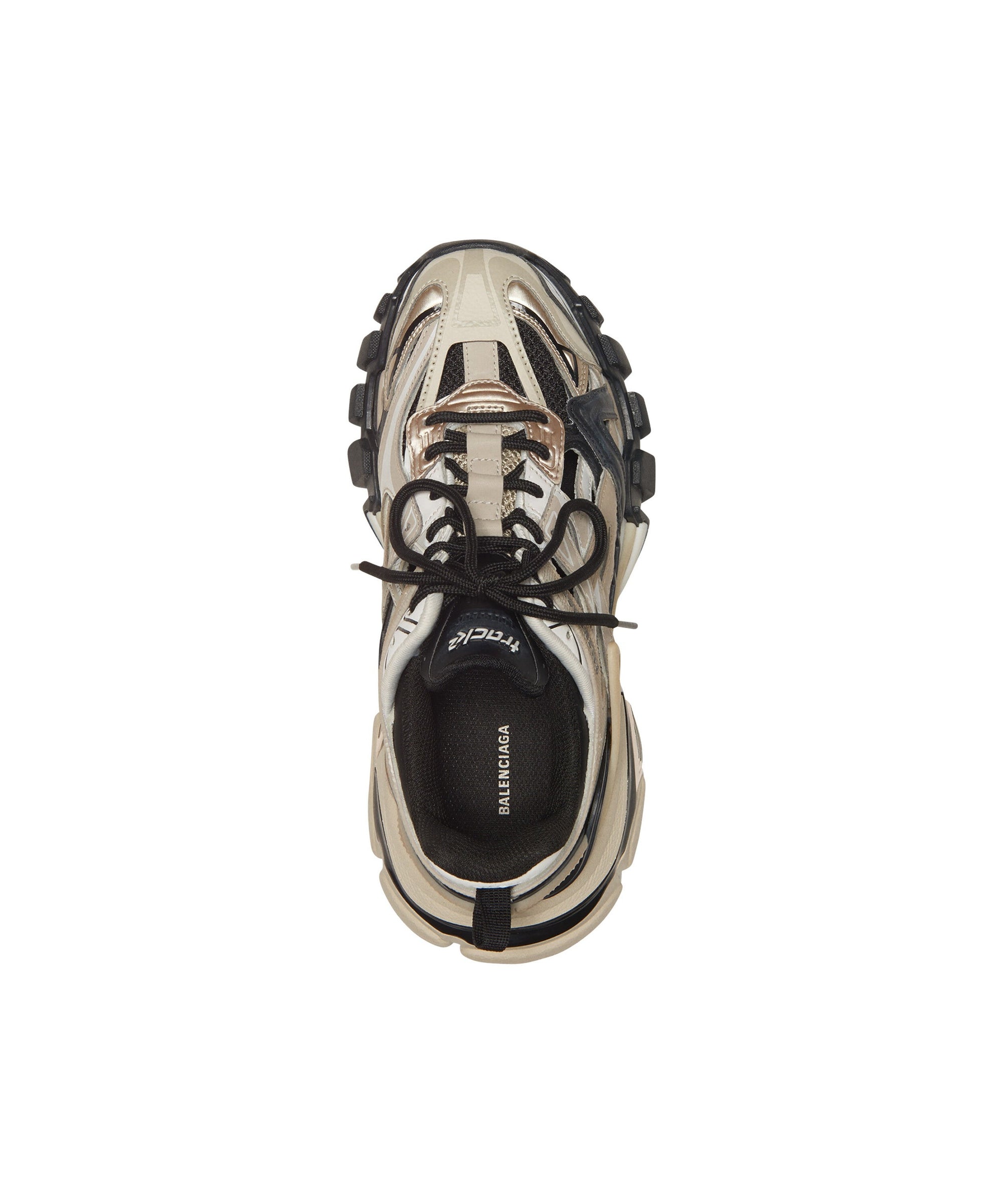 Track.2 Sneakers - Beige & Black