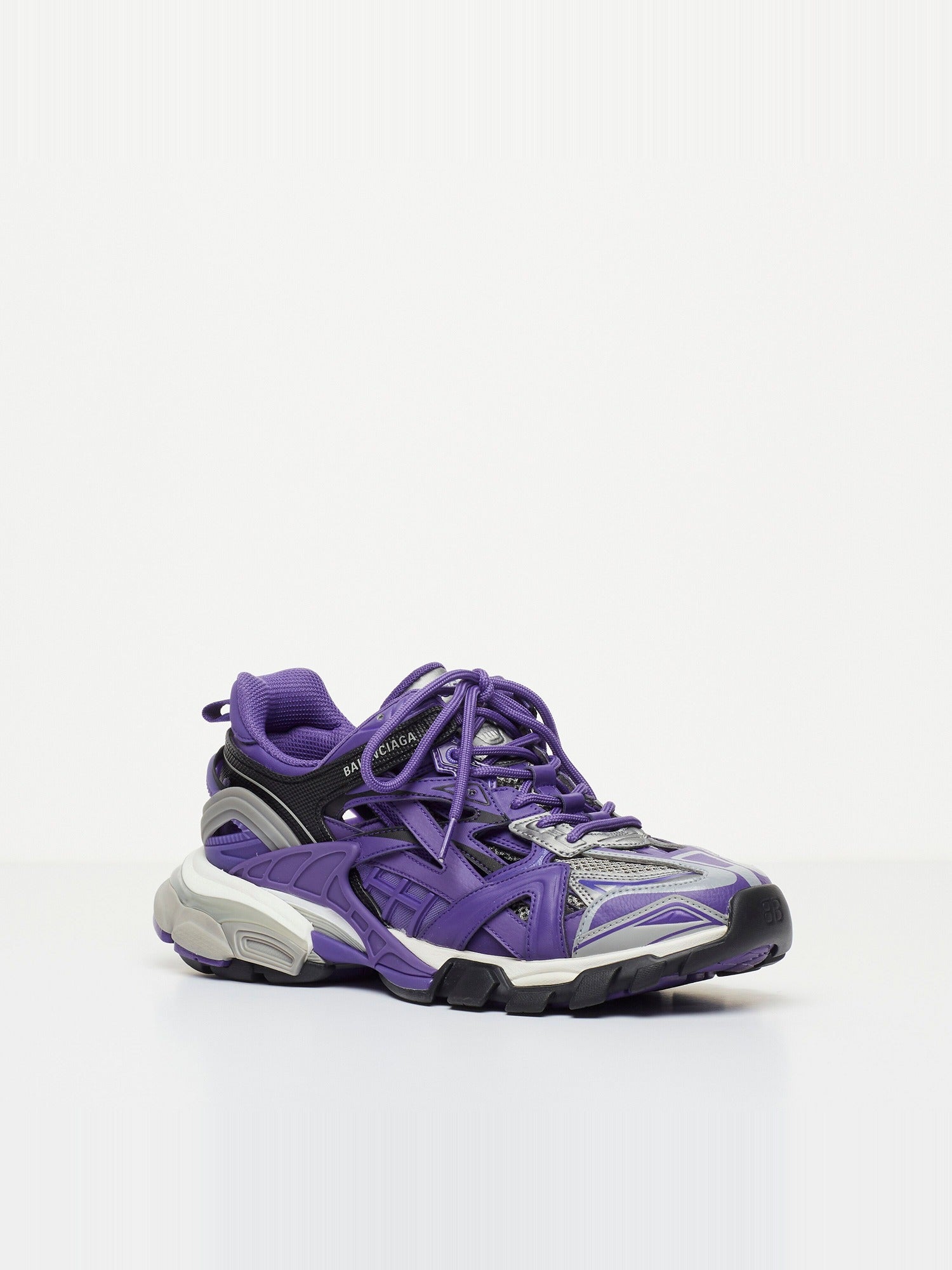 Track.2 purple & grey Sneakers - Purple & Grey