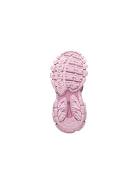 Track.2 In Canvas pink & black Sneakers - Pink & Black