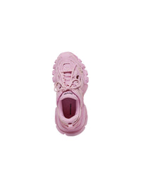 Track.2 In Canvas pink & black Sneakers - Pink & Black