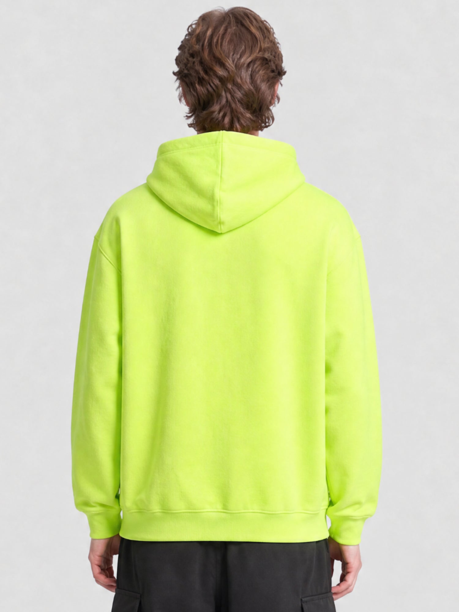 Fluo yellow & black Hoodie - Fluo Yellow & Black