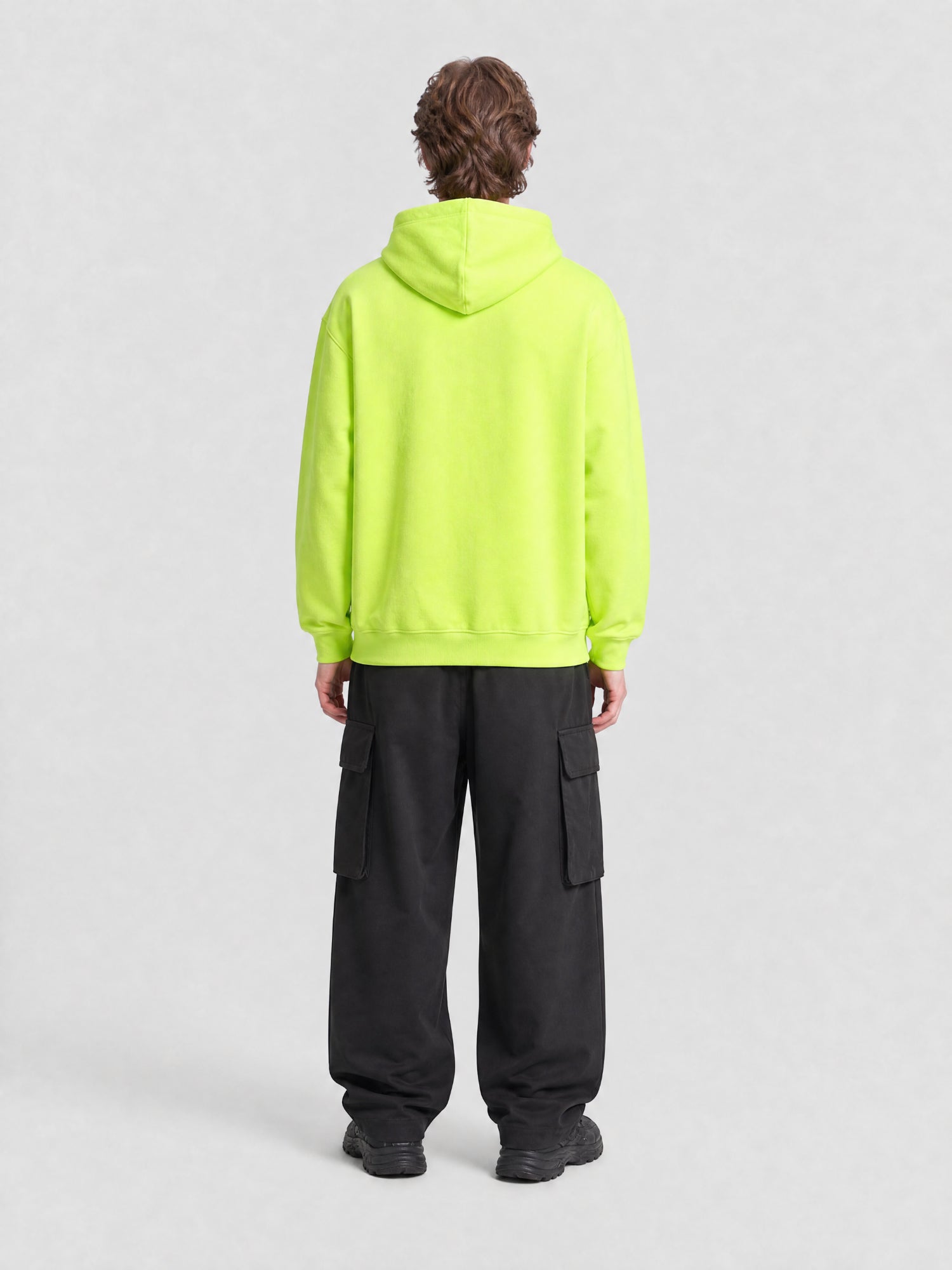 Fluo yellow & black Hoodie - Fluo Yellow & Black