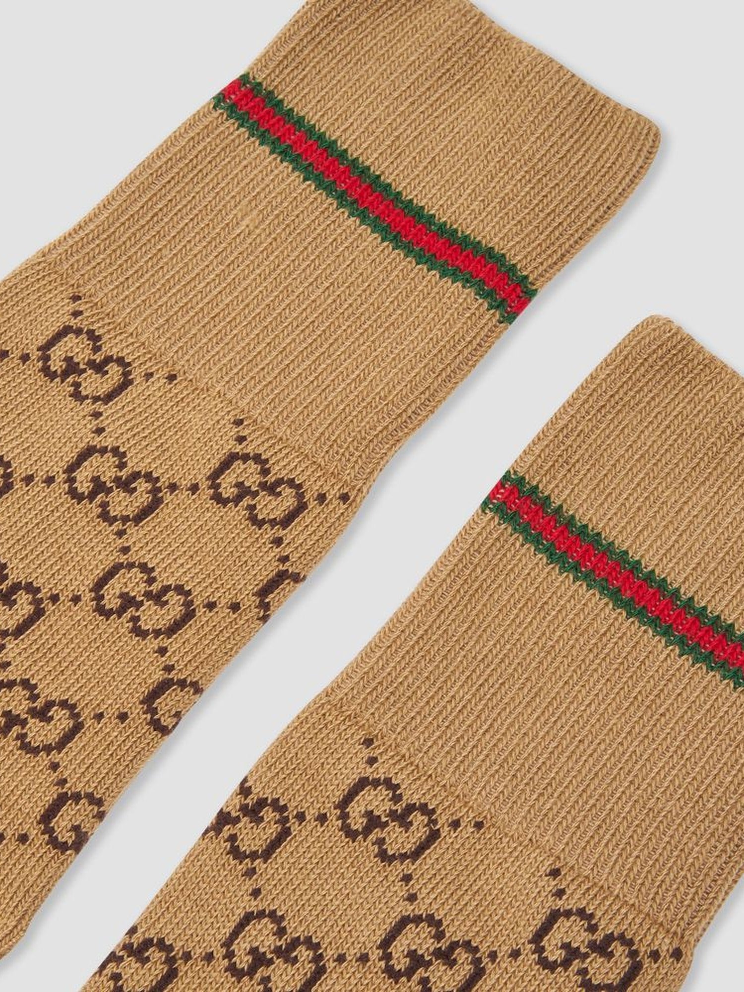 Medmuf camel & dark green Socks - Camel & Dark Green