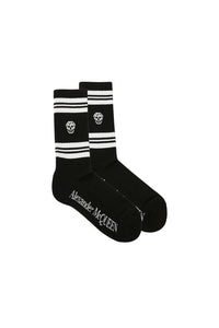 Skull grigio black & black Socks - Grigio Black & Black