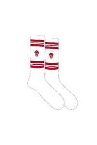 Crew white & black Socks - White & Black