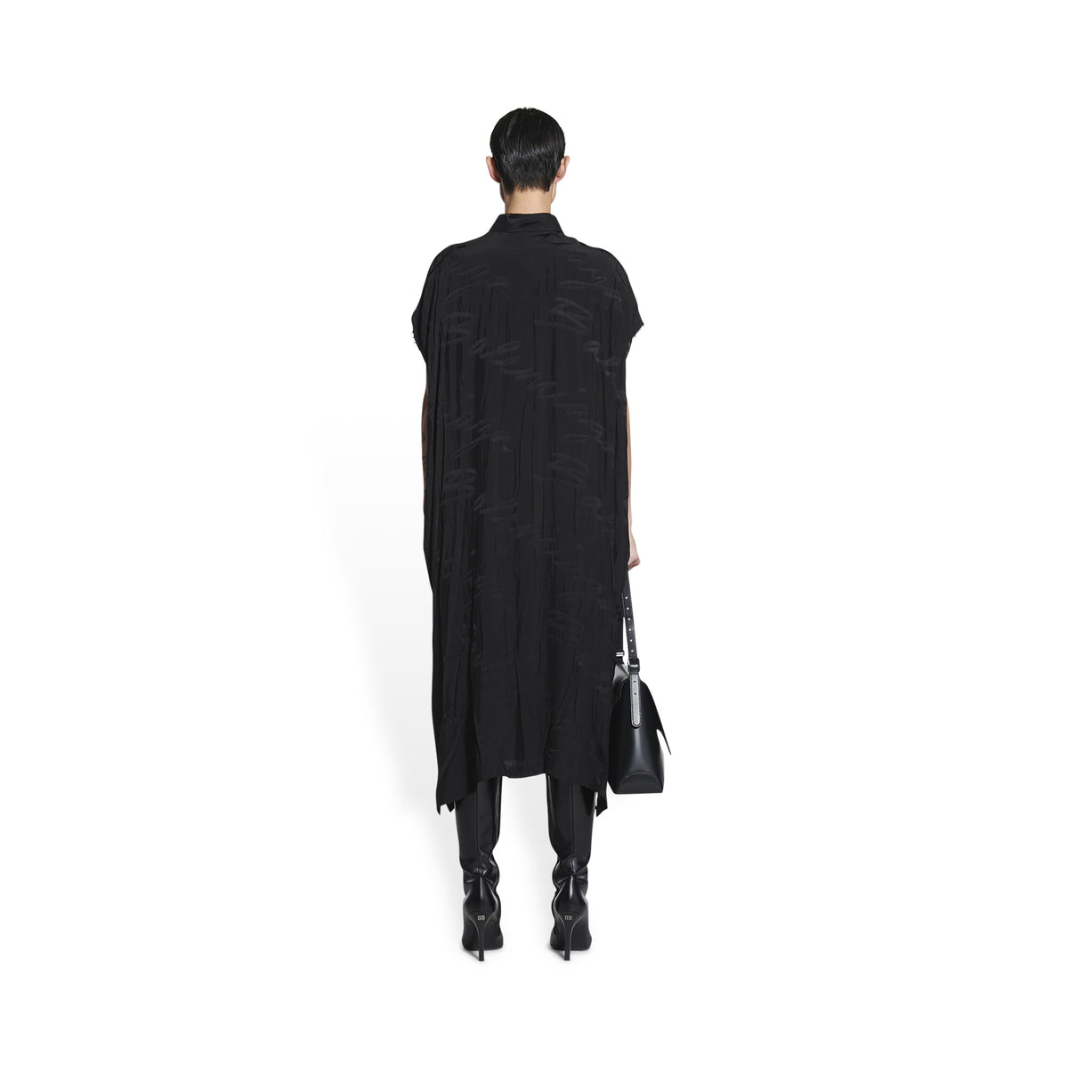 Rawcut Dress - Black