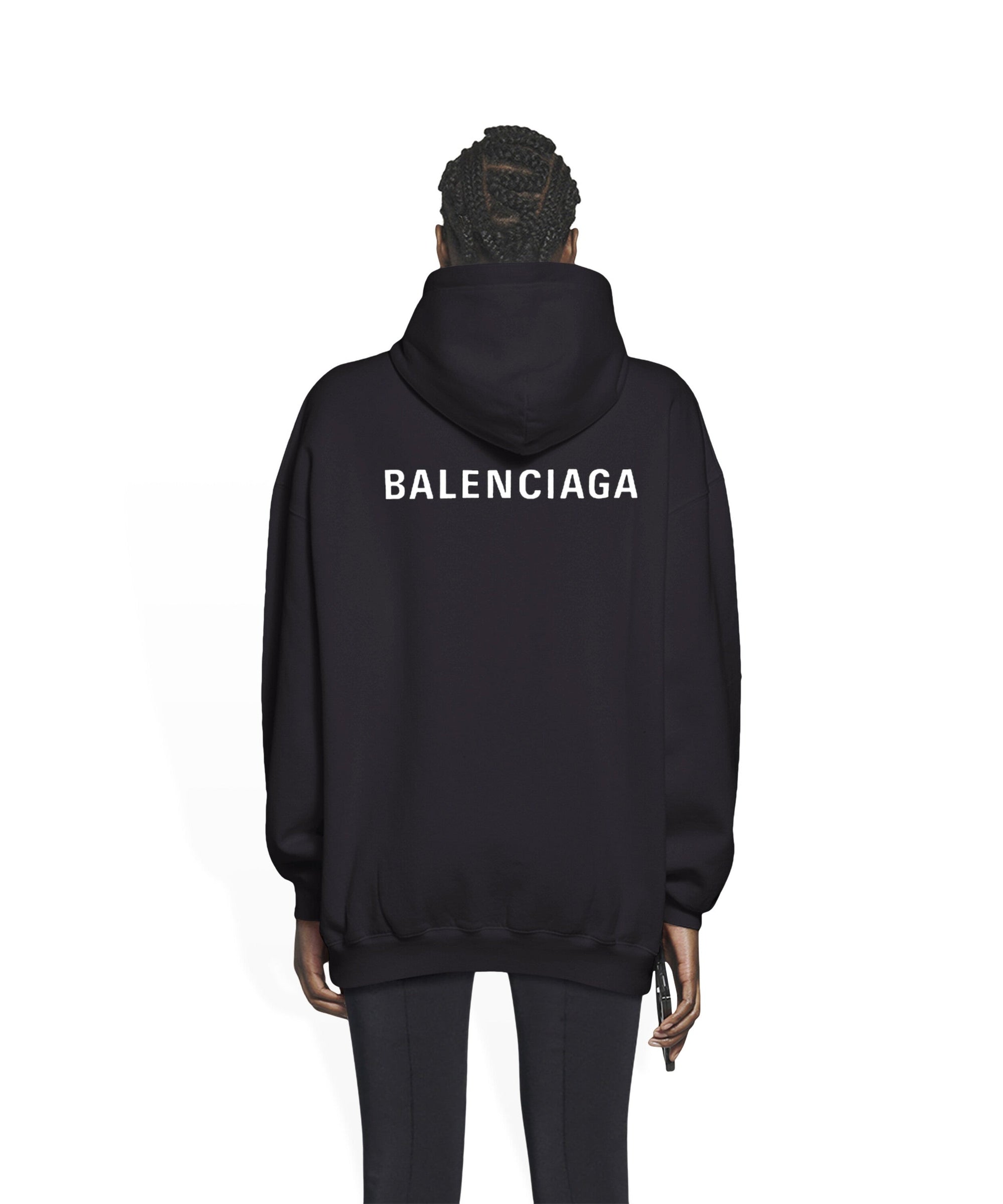 Balenciaga Hoodie - Black & White