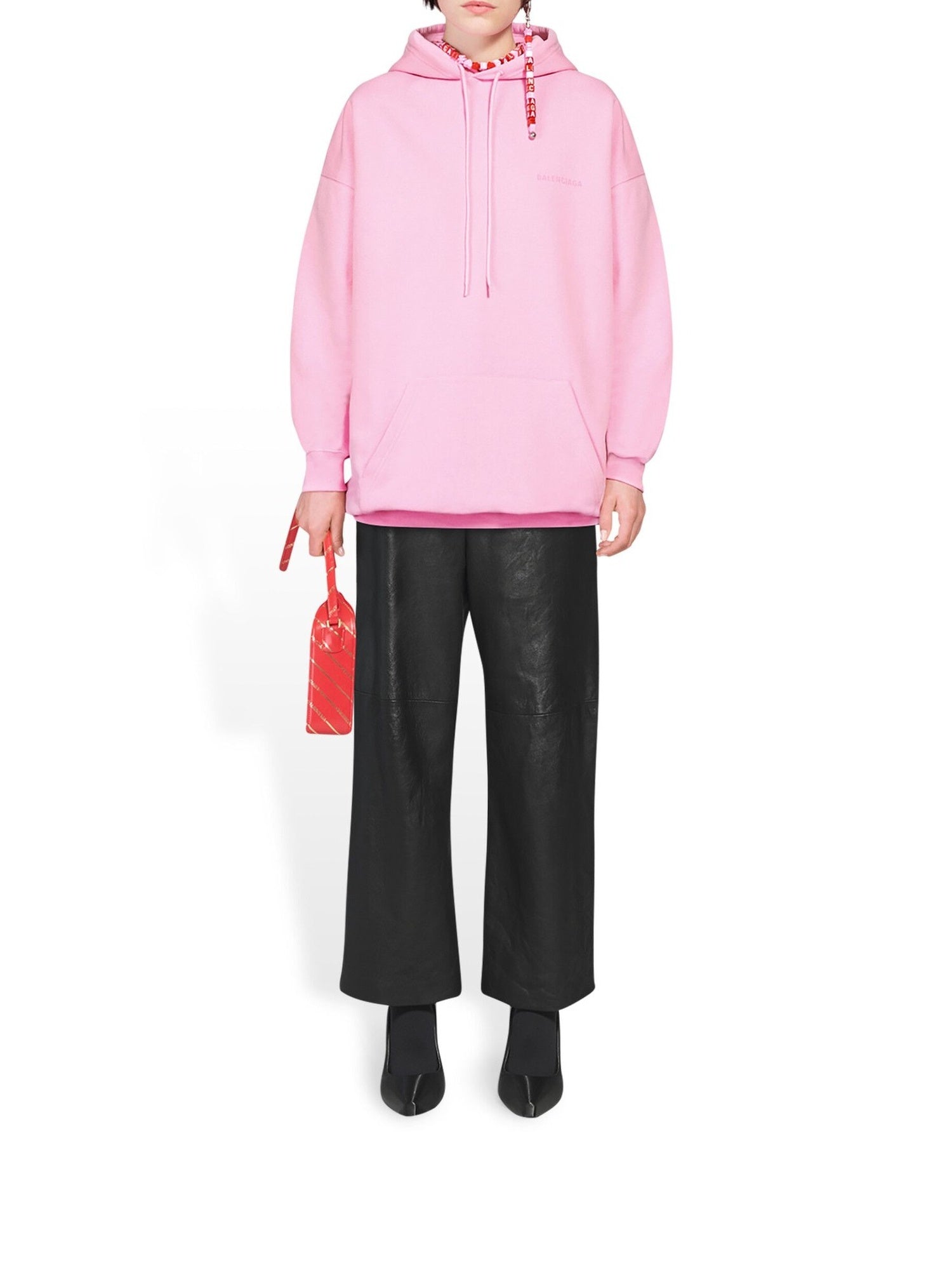 Balenciaga old rose Hoodie - Old Rose