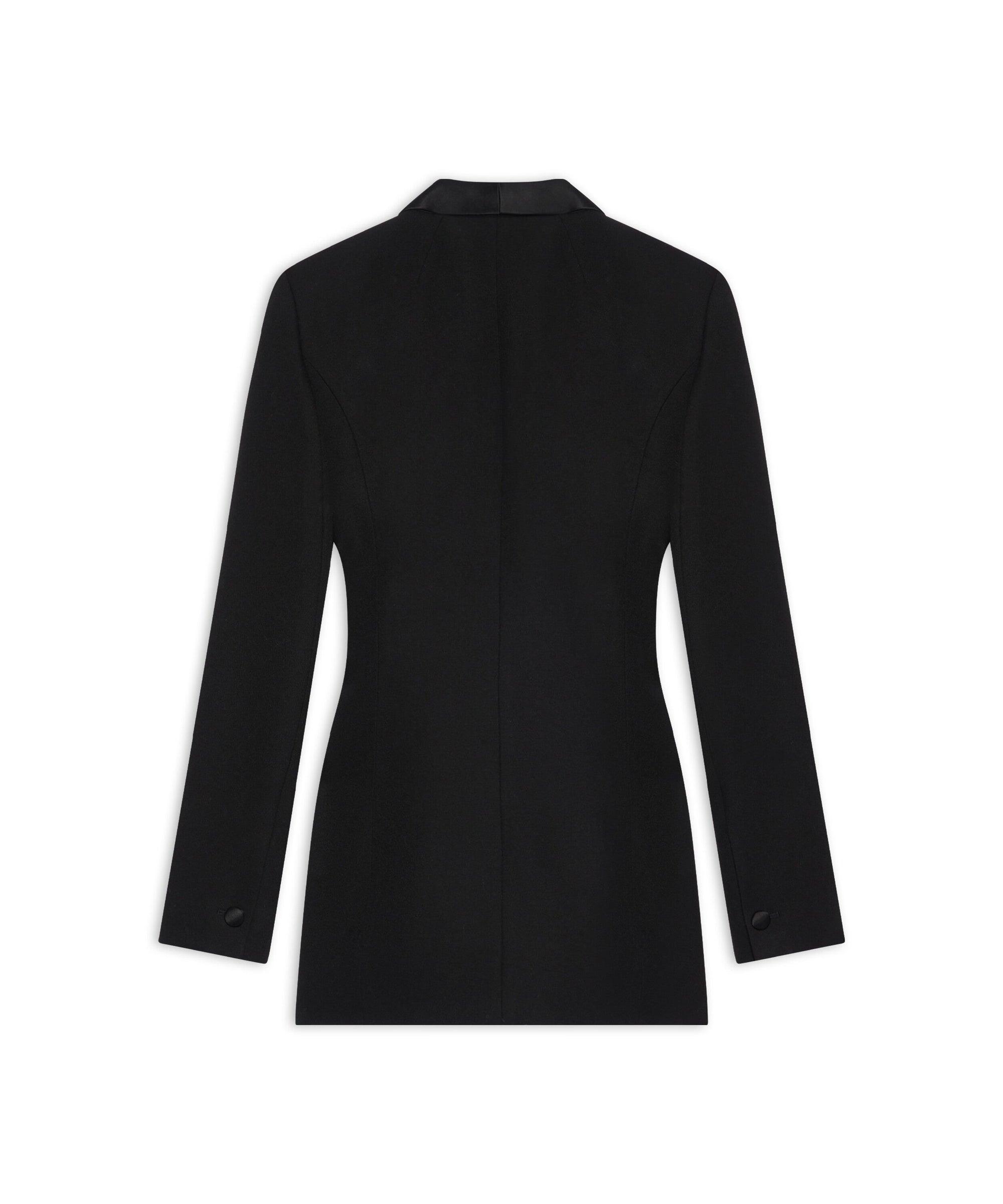 Hourglass Tuxedo Jacket - Black