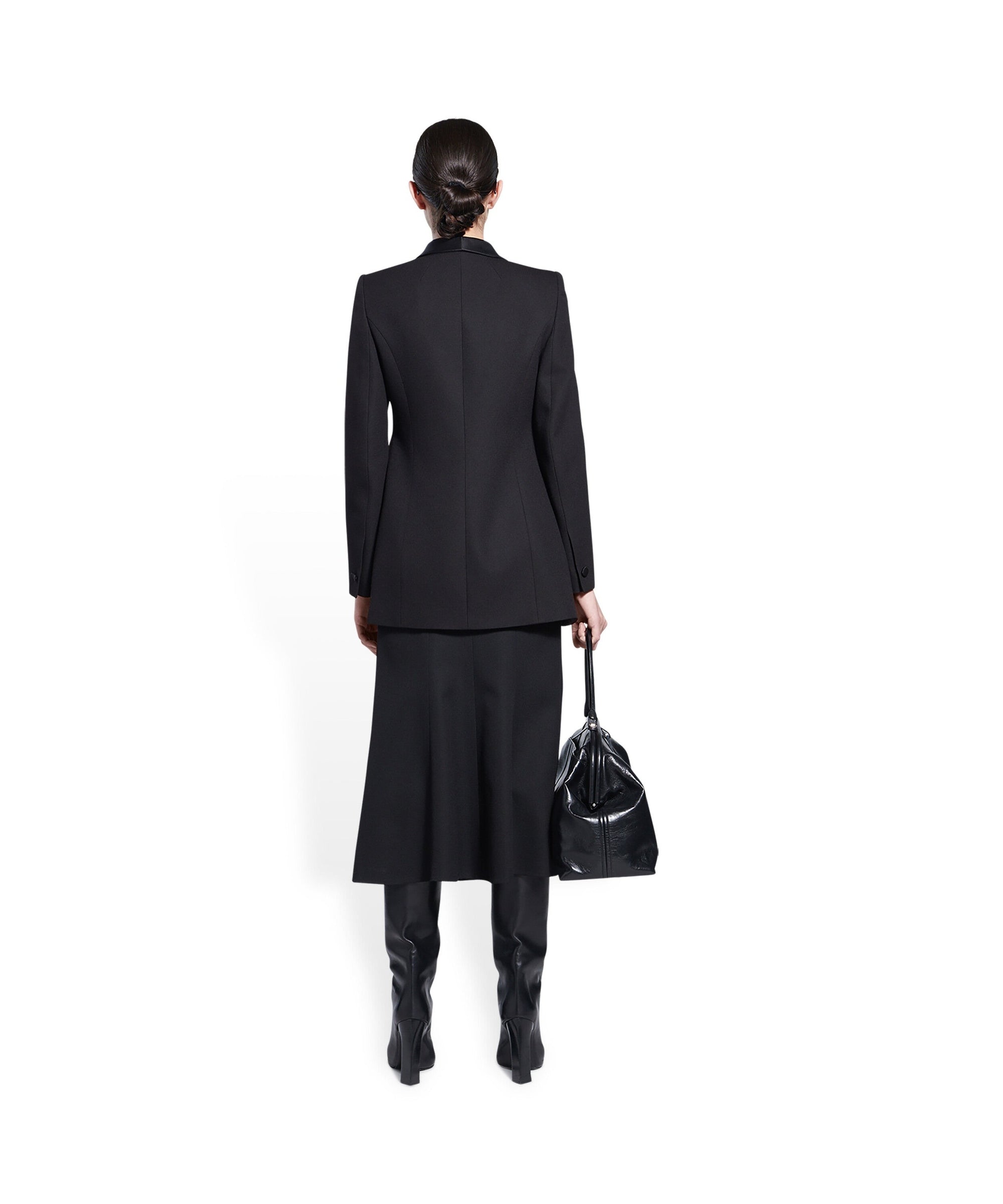 Hourglass Tuxedo Jacket - Black