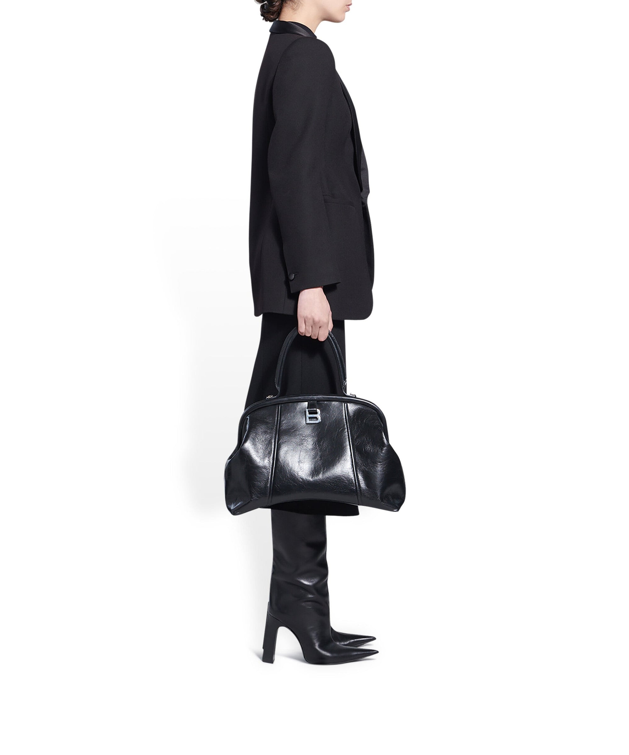 Hourglass Tuxedo Jacket - Black