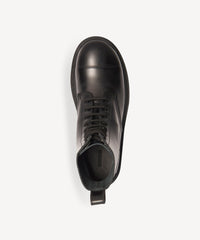 Strike Lace-Up Boots - Black