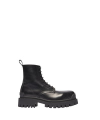 Strike Lace-Up Boots - Black