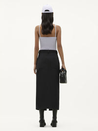 Criss-cross rib knit Body - Purple