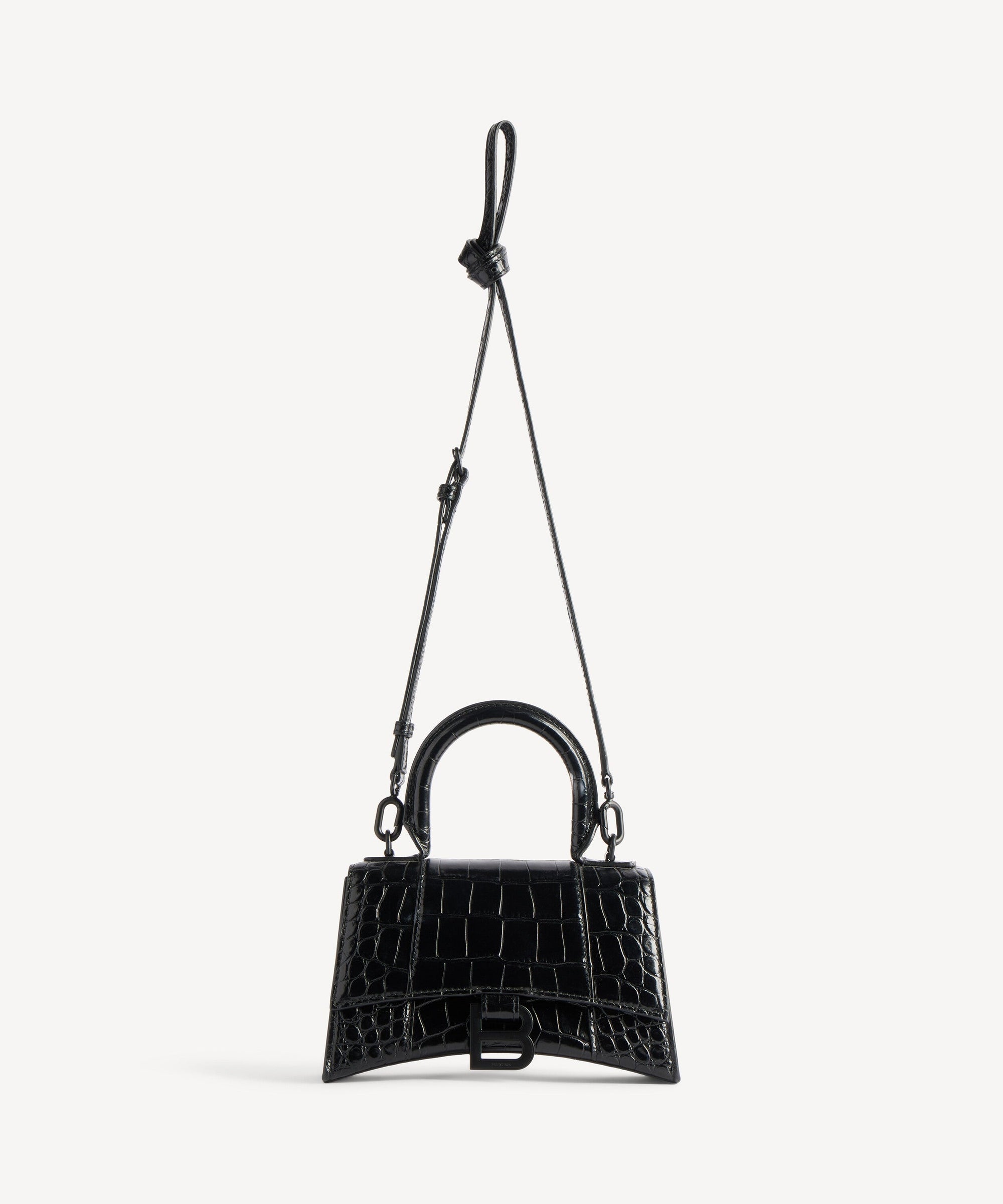 Hourglass Handbag XS - Black