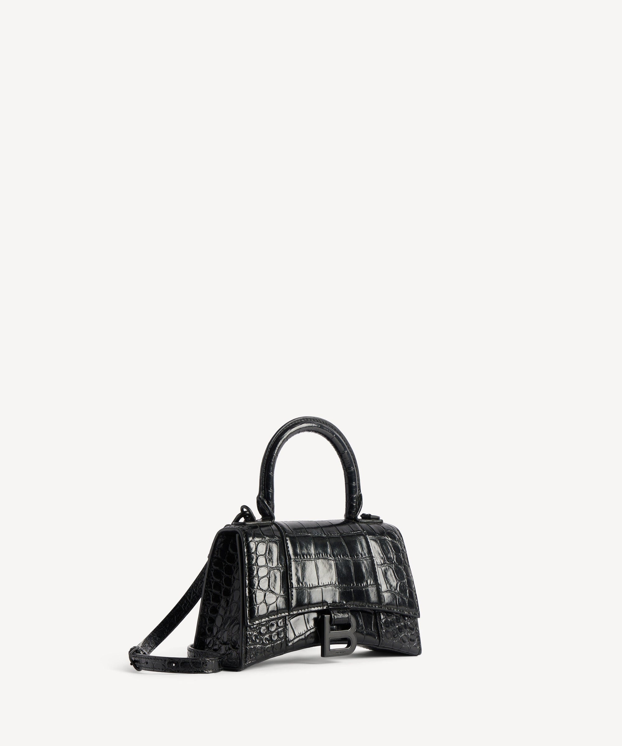 Hourglass Handbag XS - Black