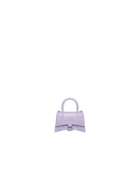 HOURGLASS / Hourglass XS Handbag Crocodile Embossed - Lilac