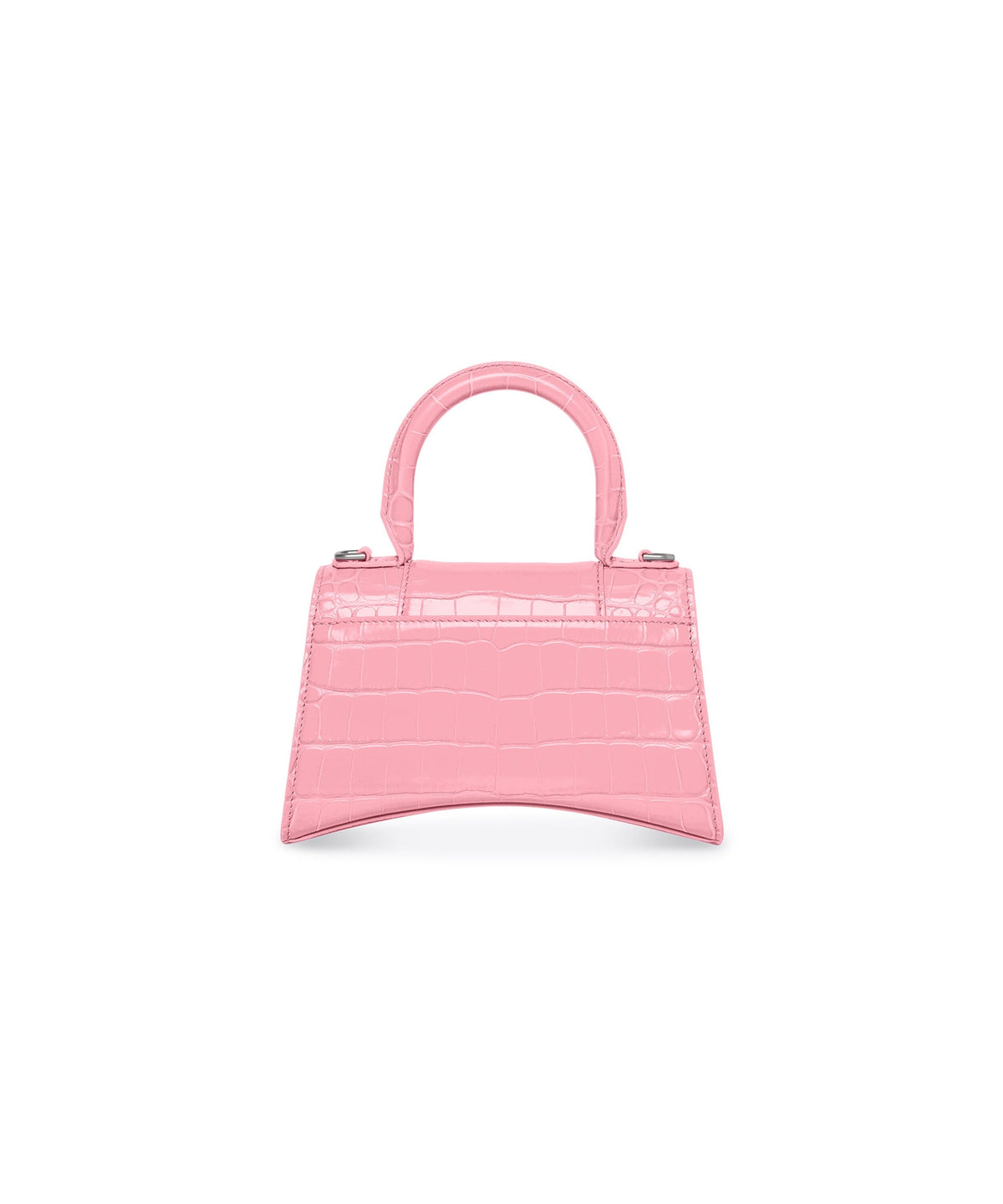 HOURGLASS / Hourglass XS Handbag Crocodile Embossed - Sweet Pink