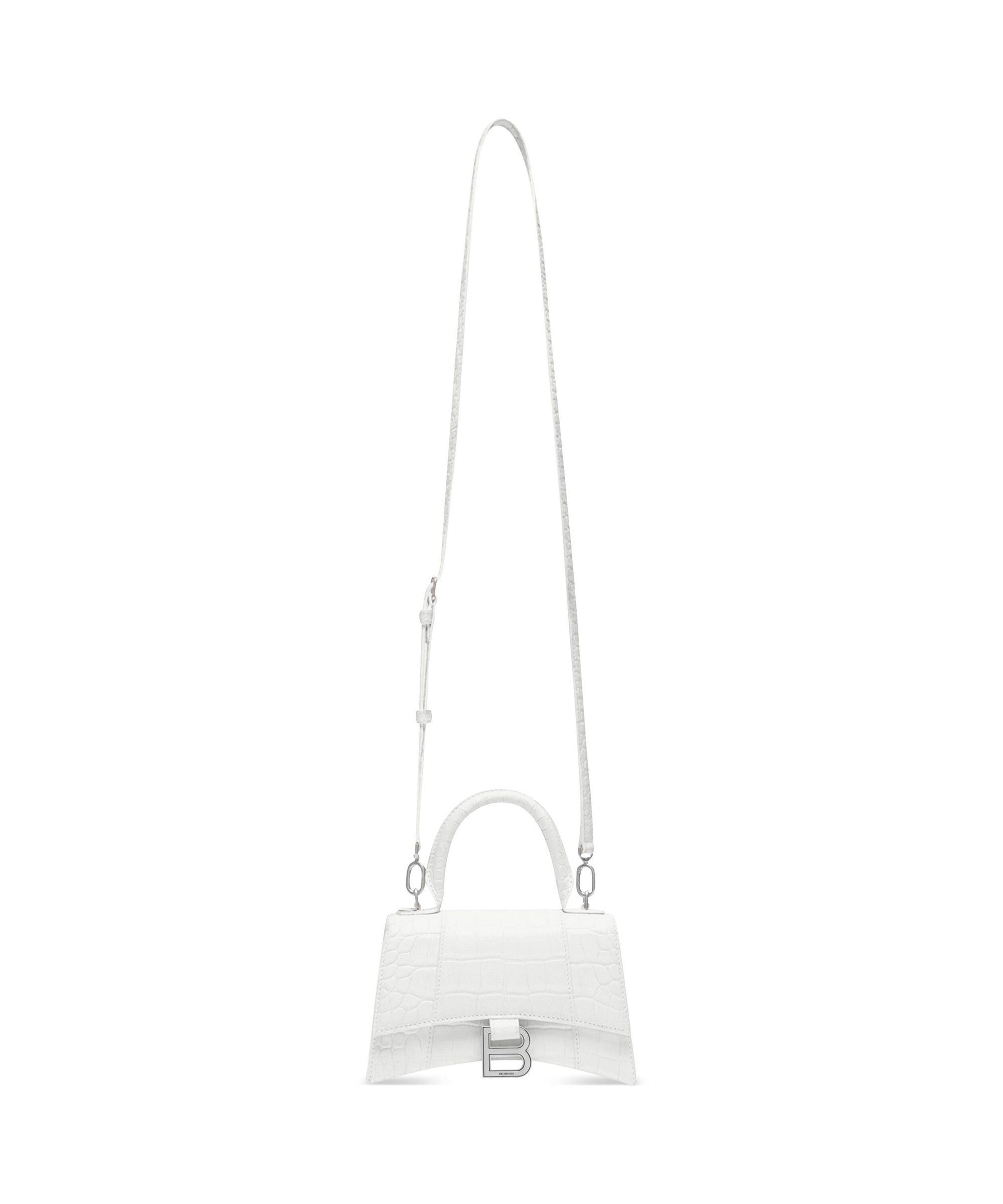 Hourglass Handbag XS - White