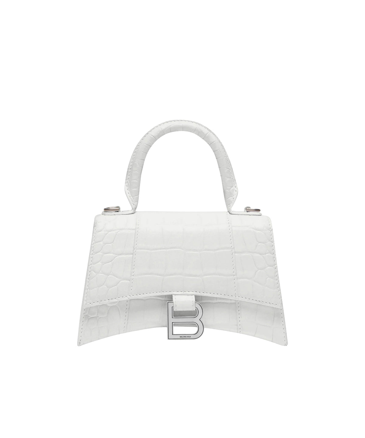 Hourglass Handbag XS - White