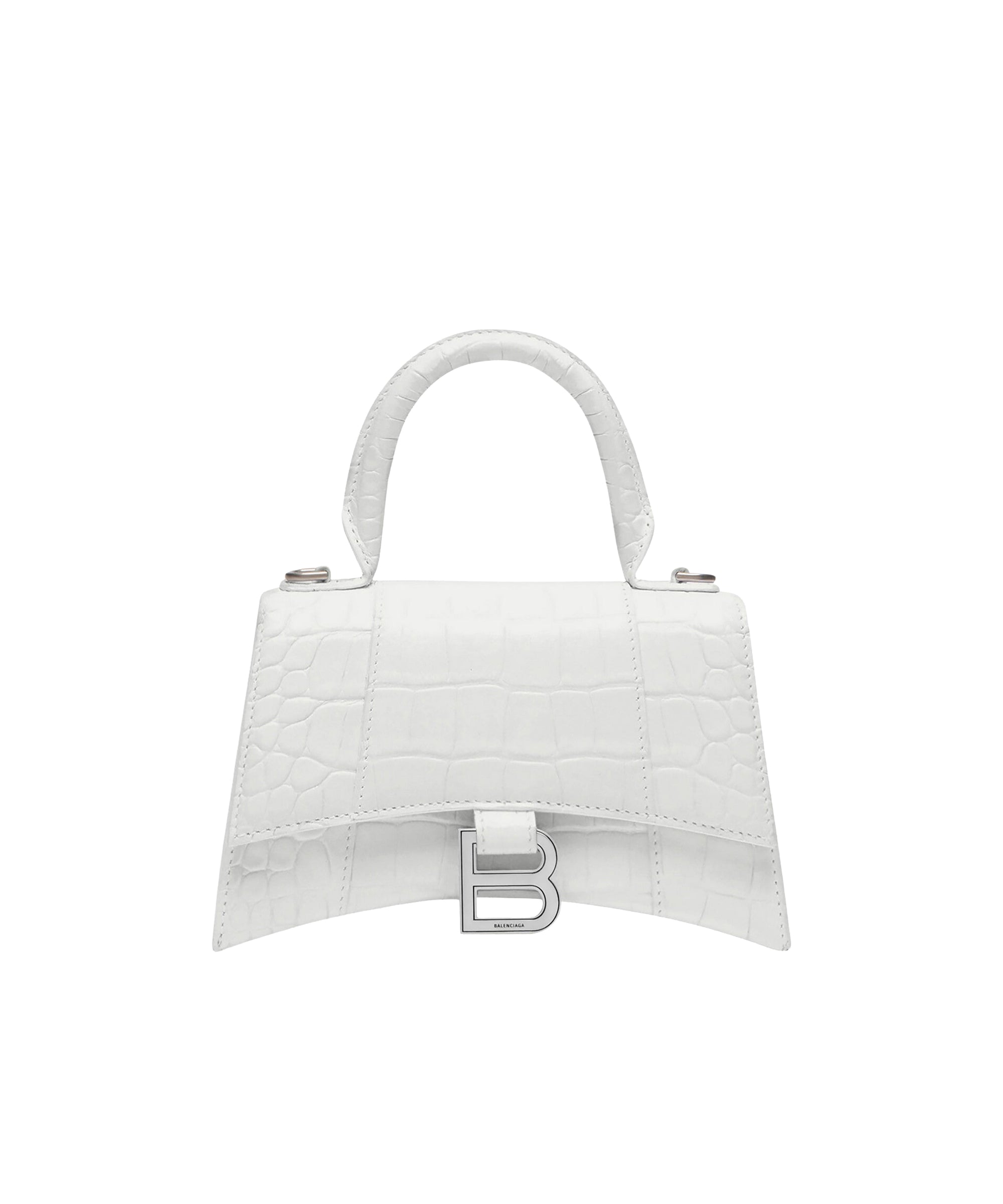 Hourglass Handbag XS - White