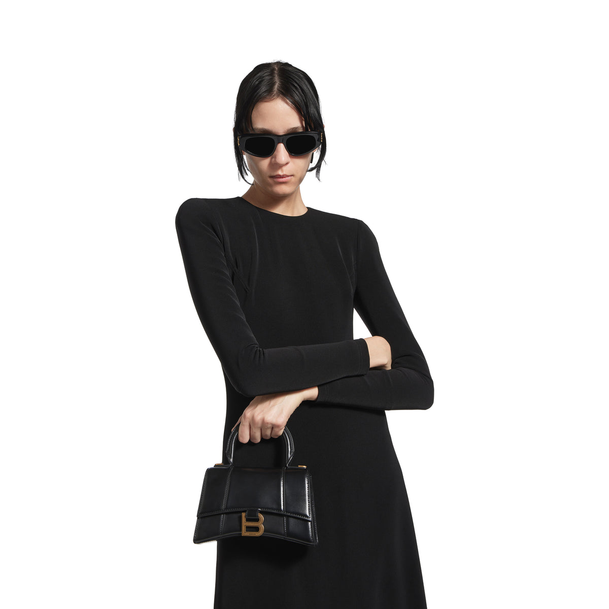 Hourglass XS Handbag - Black