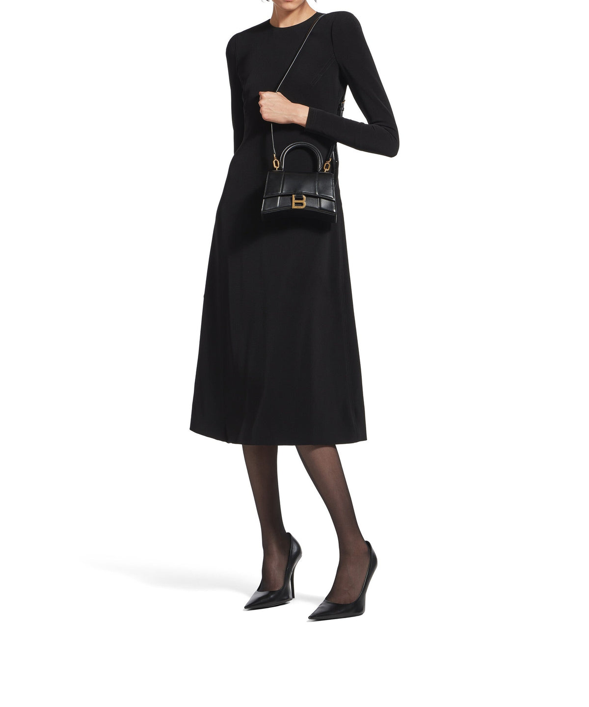 HOURGLASS / Hourglass XS Handbag - Black