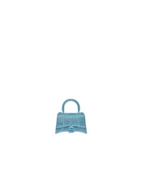 HOURGLASS / Hourglass XS Handbag With Rhinestones - Sea Blue