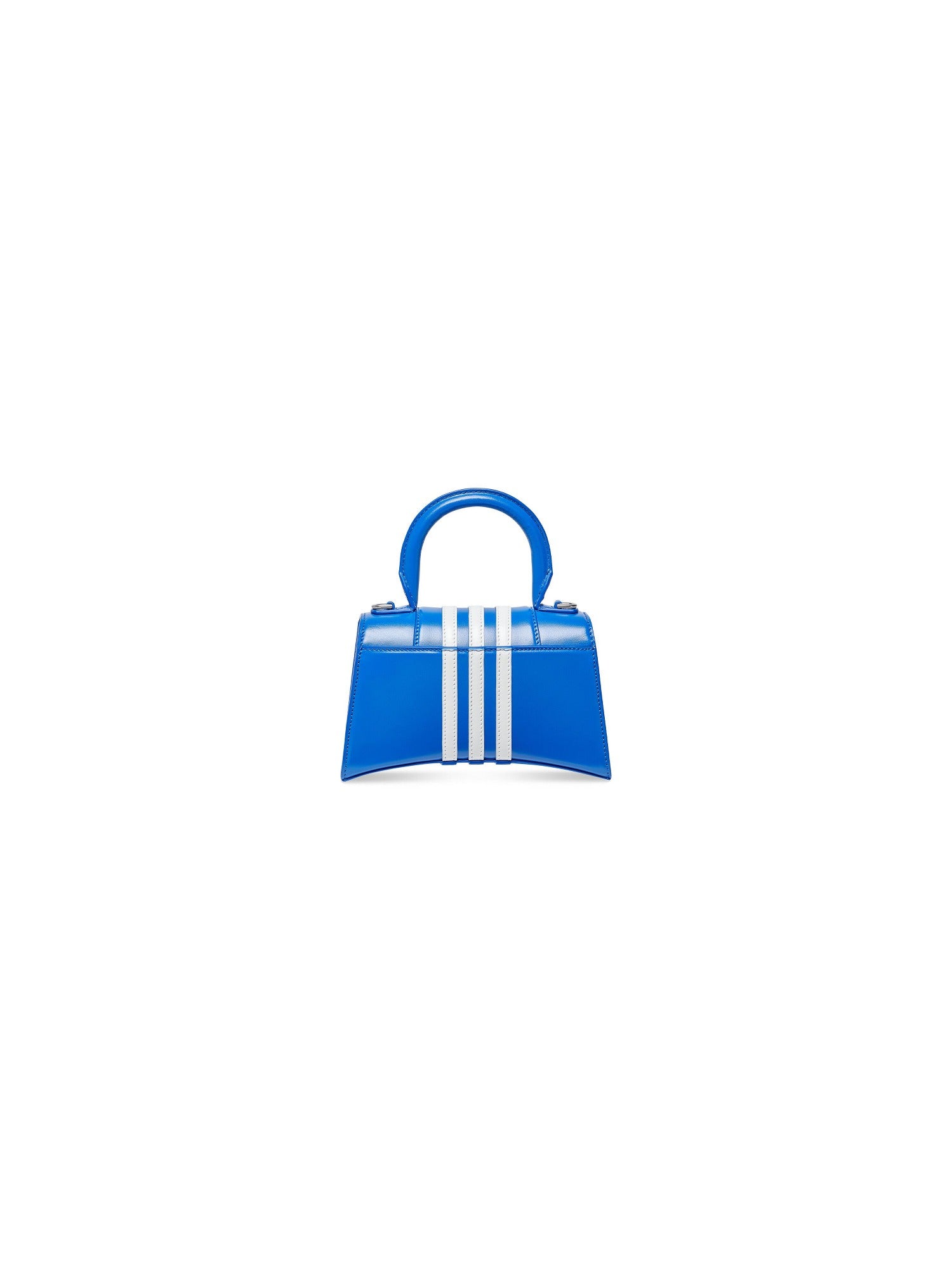 Balenciaga x Adidas Hourglass Box blue & optic white XS Handbag - Blue & Optic White