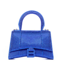 HOURGLASS / Hourglass Handbag XS - Electric Blue