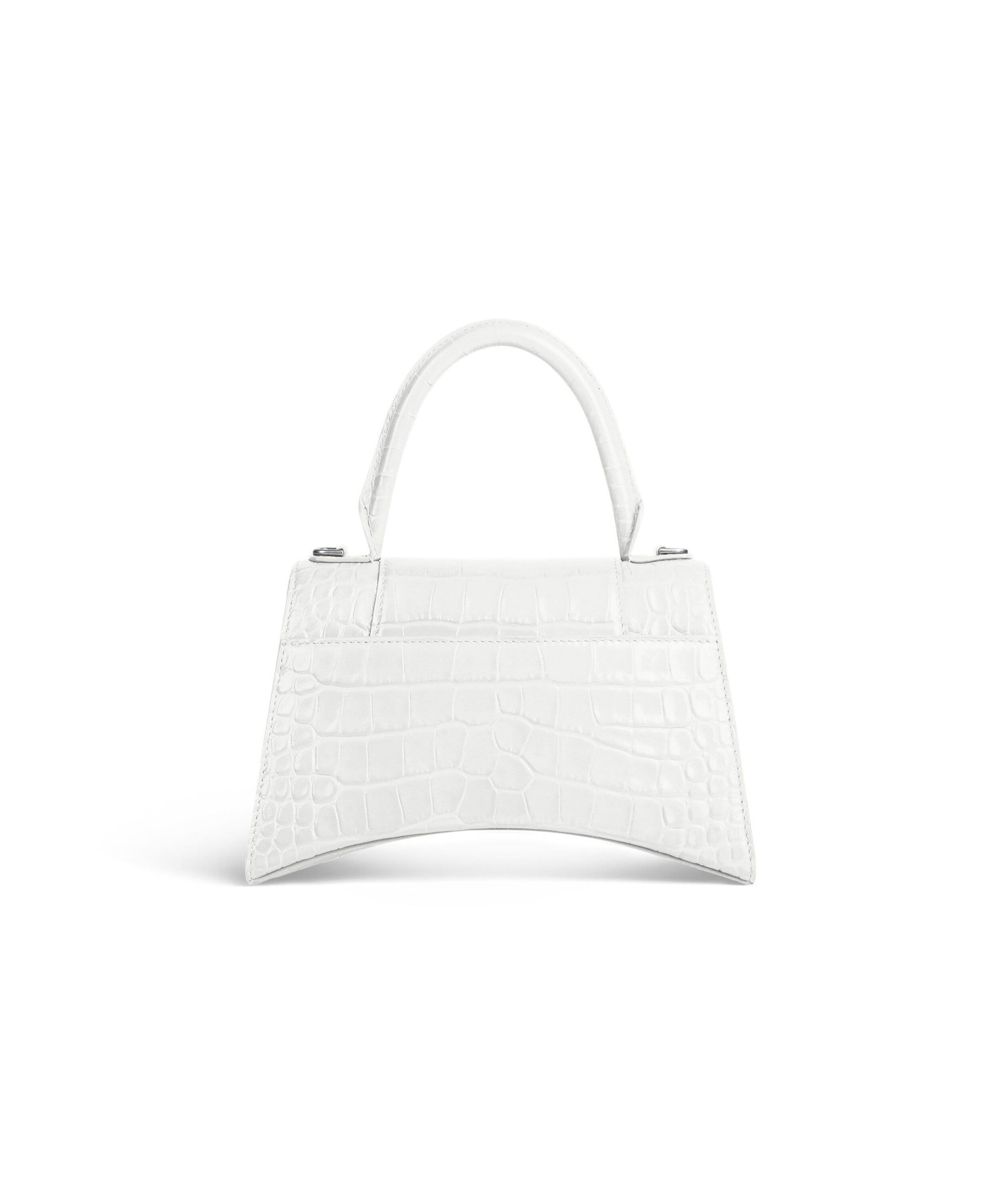 Hourglass Handbag Small - White