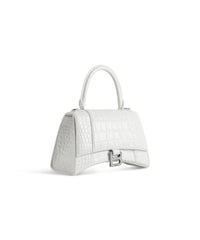 Hourglass Handbag Small - White