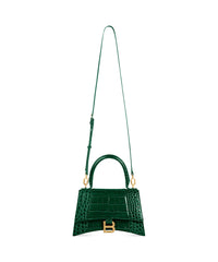 Hourglass Handbag Small - Forest Green