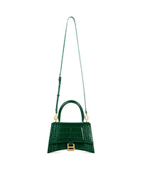 Hourglass Handbag Small - Forest Green