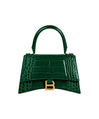 Hourglass Handbag Small - Forest Green