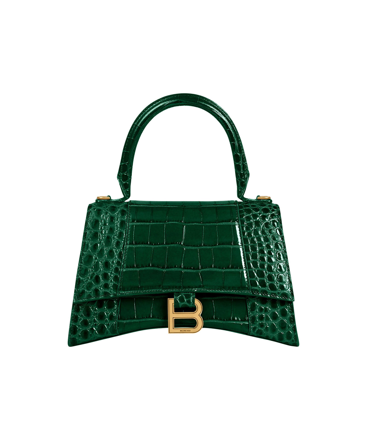 Hourglass Handbag Small - Forest Green