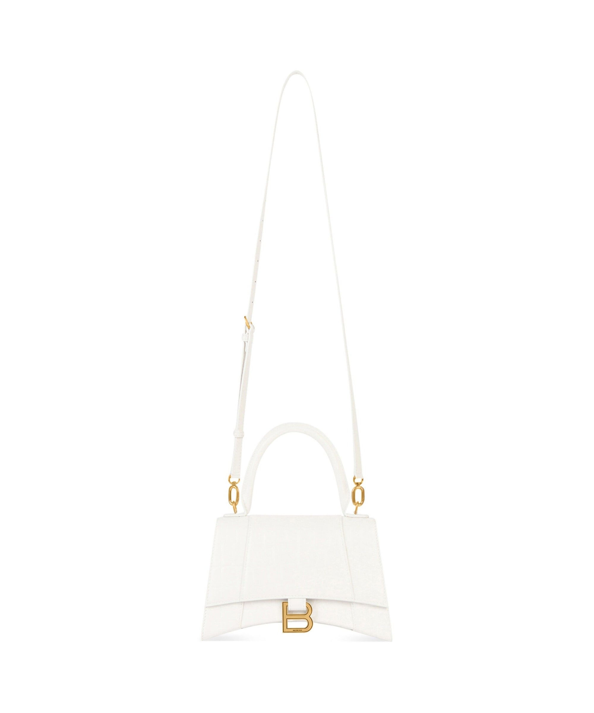 Hourglass Handbag Small - White