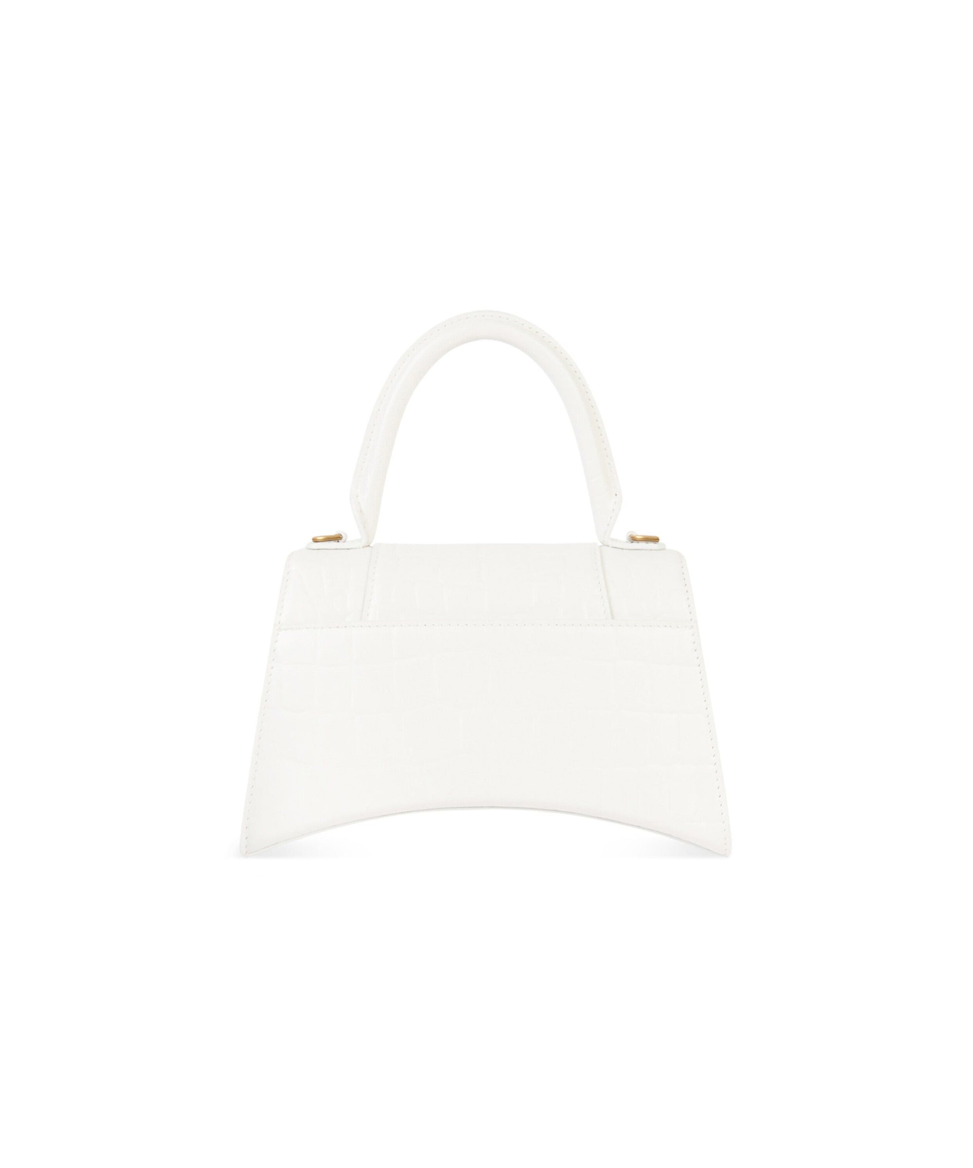 Hourglass Handbag Small - White