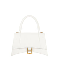 Hourglass Handbag Small - White