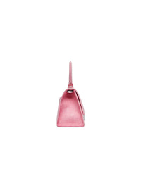 Hourglass Denim Print butterfly pink Small Handbag - Butterfly Pink