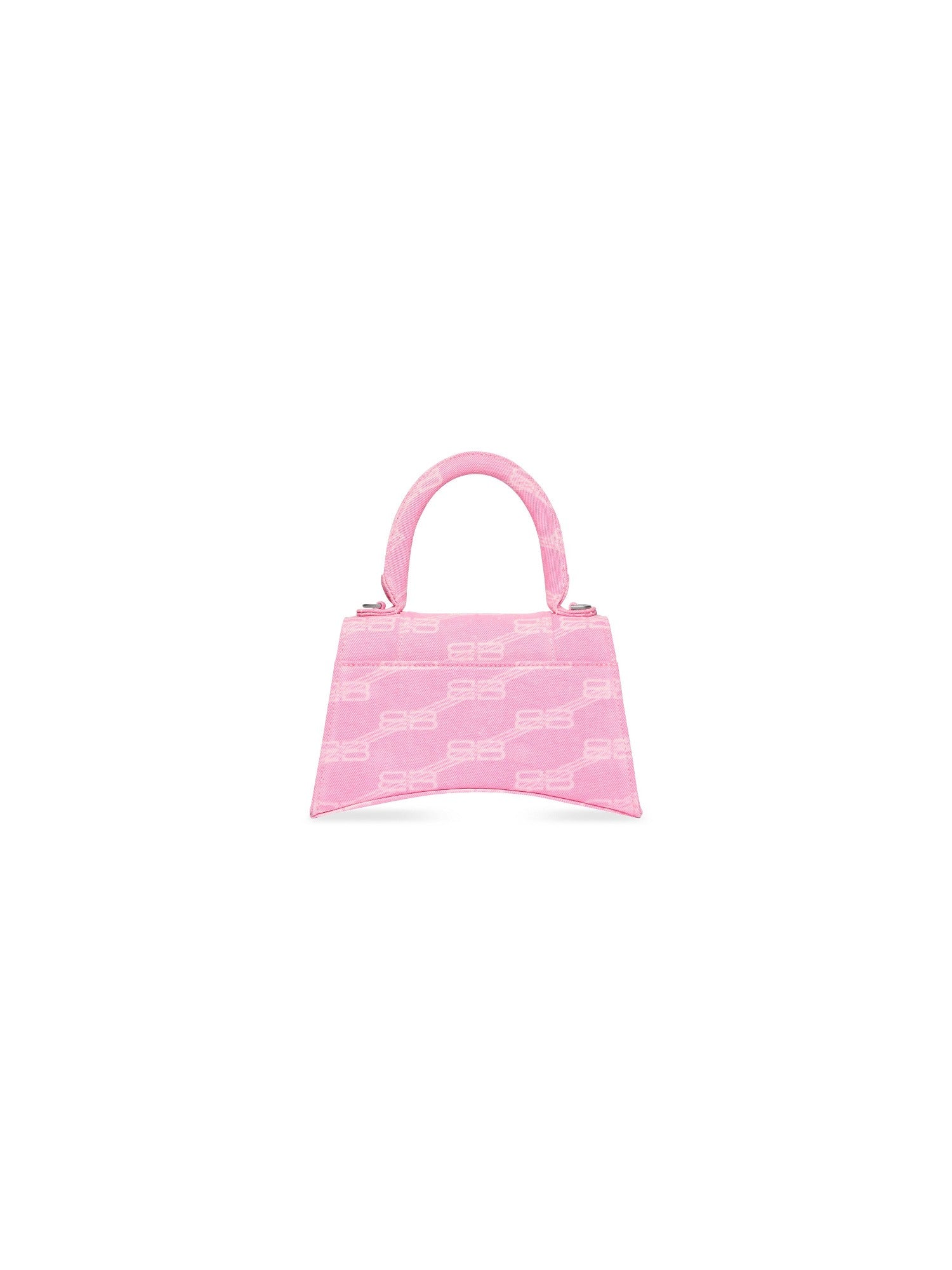 Hourglass BB Monogram Denim sweet pink Small Handbag - Sweet Pink