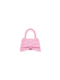 Hourglass BB Monogram Denim sweet pink Small Handbag - Sweet Pink