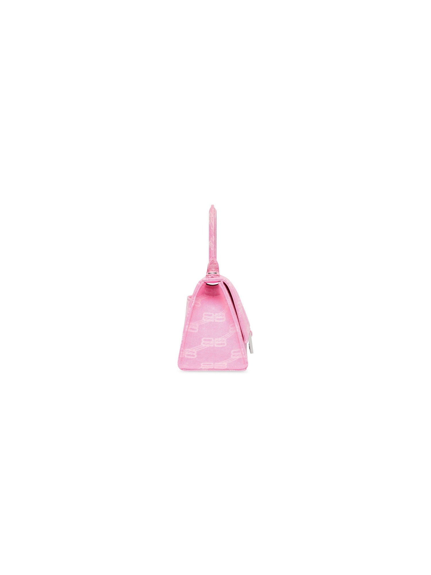 Hourglass BB Monogram Denim sweet pink Small Handbag - Sweet Pink